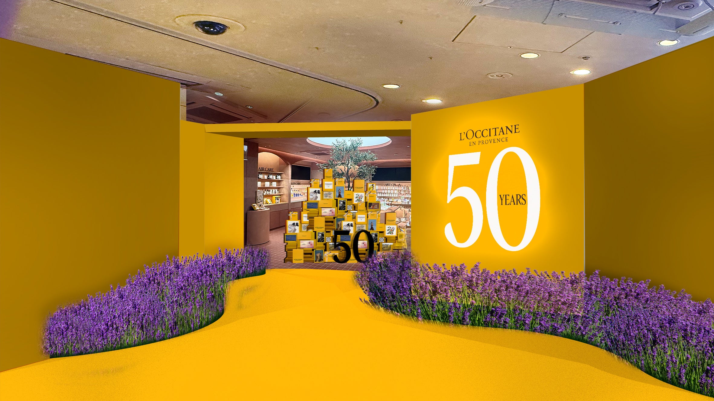 南仏の香りを渋谷で体感。ロクシタン50周年イベントが4日間限定開催