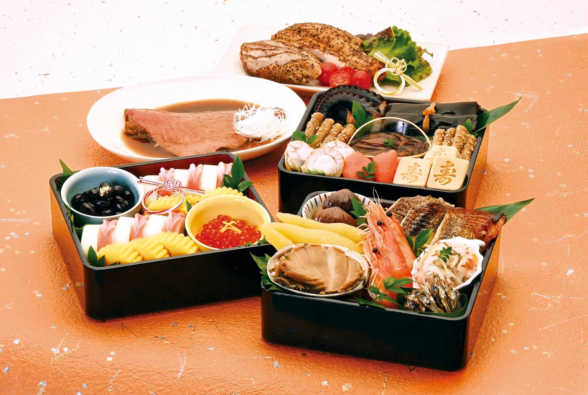 新年の食卓、個包装のおせちで好みの楽しみ方を