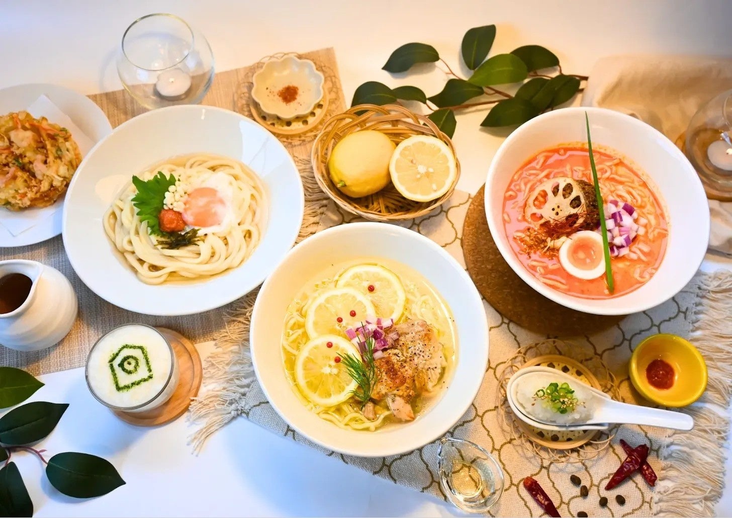 温泉上がりに食べたい。夏の冷たい麺3種が登場