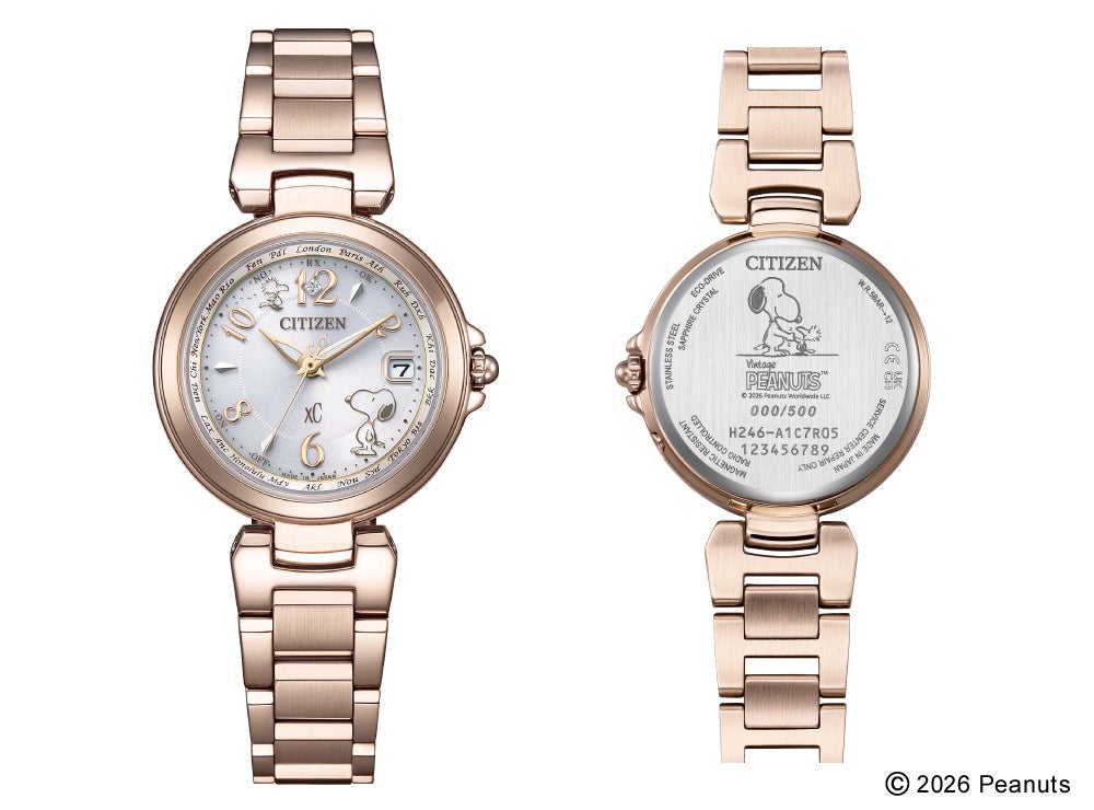 限定500本、スヌーピーと過ごす毎日へ。CITIZEN xCコラボウォッチ