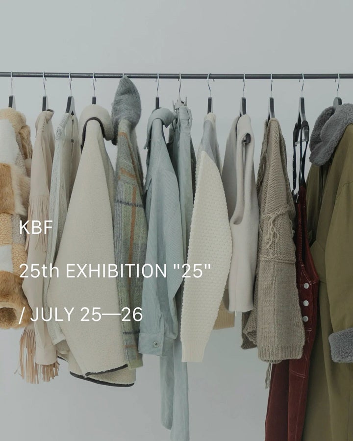 KBF25周年展示会へ。復刻アイテムと秋の新作が一堂に