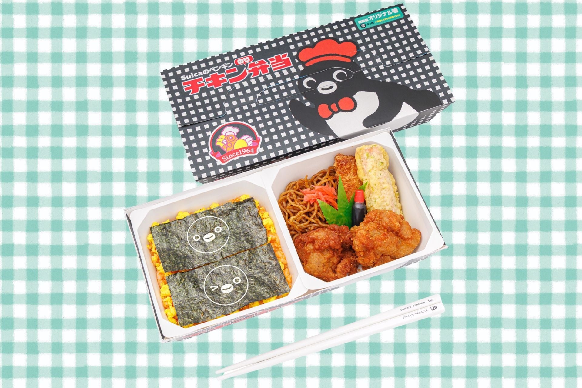 ペンギンがお弁当箱に帰ってきた。夏限定「Suicaのペンギン チキンのり弁」