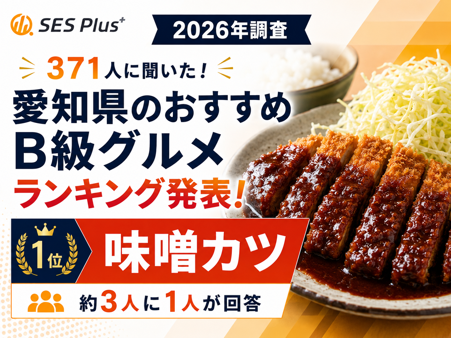愛知B級グルメ1位は「味噌カツ」、3人に1人が支持した理由