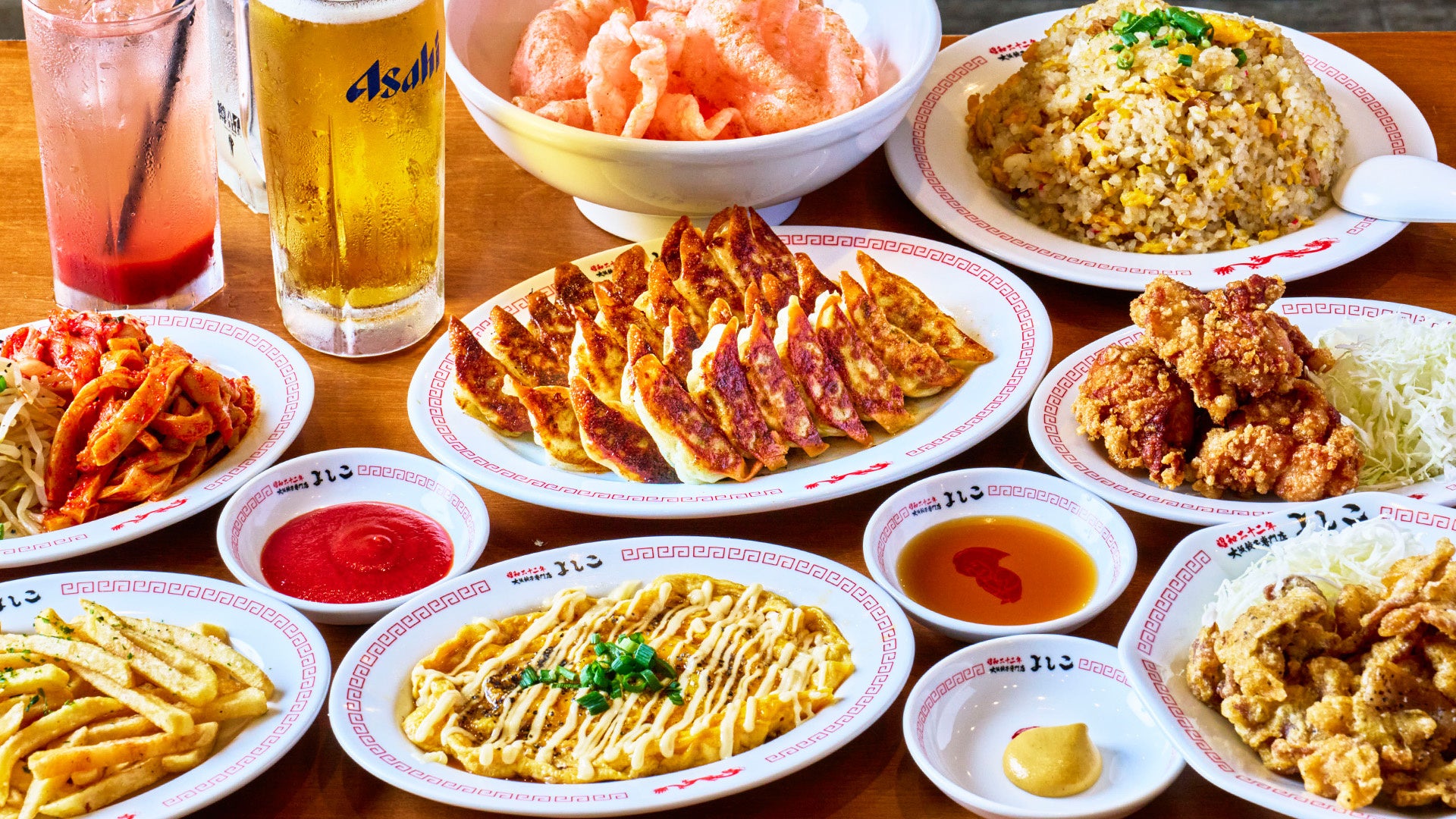 大崎で餃子三昧♡よしこの2時間飲み放題コースが始まります