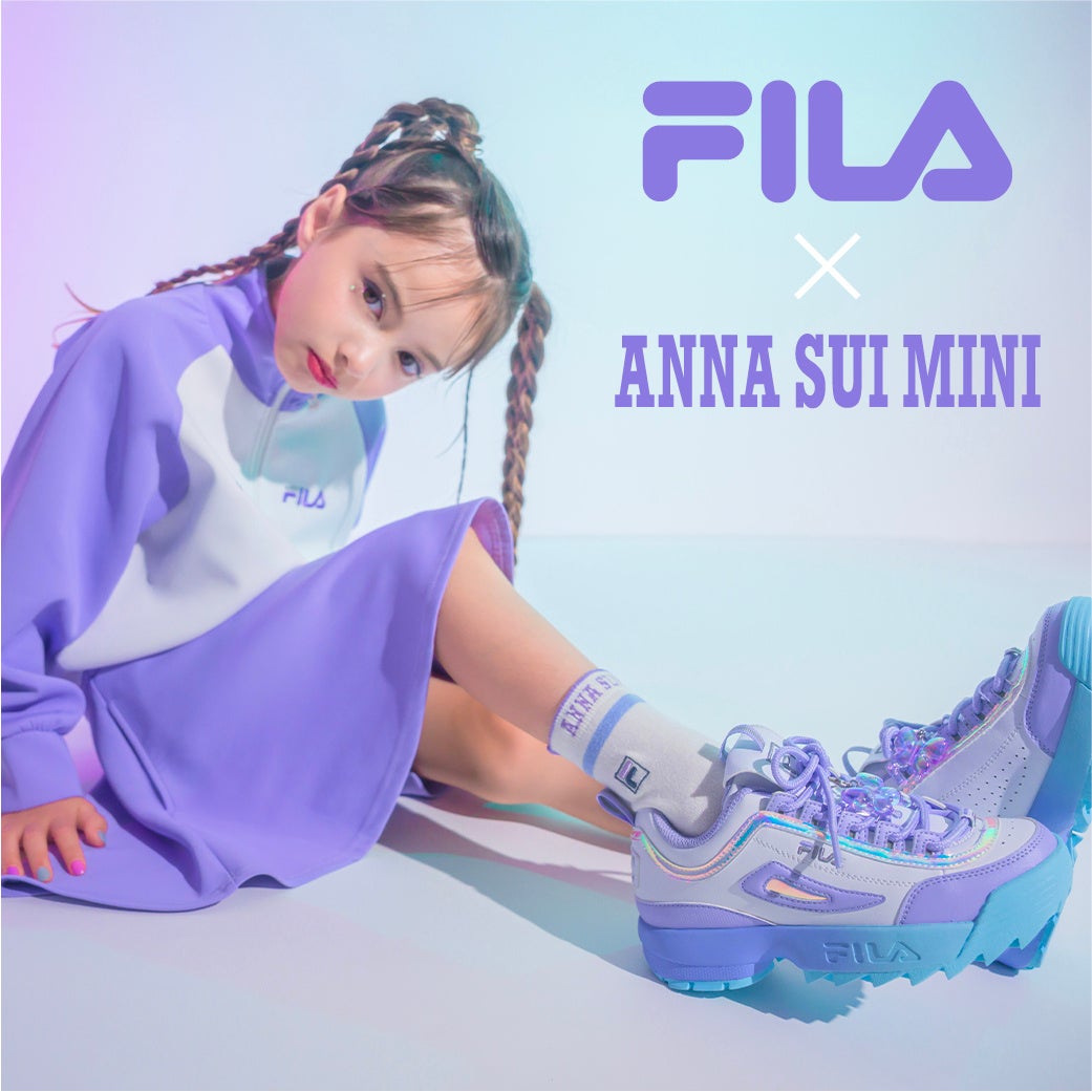 ANNA SUI mini × FILAが初コラボ。きらめく蝶モチーフの夏コレクション