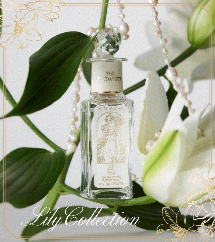 ミュシャの白百合を香りとアートで日常に、MUCHAのLILYコレクション