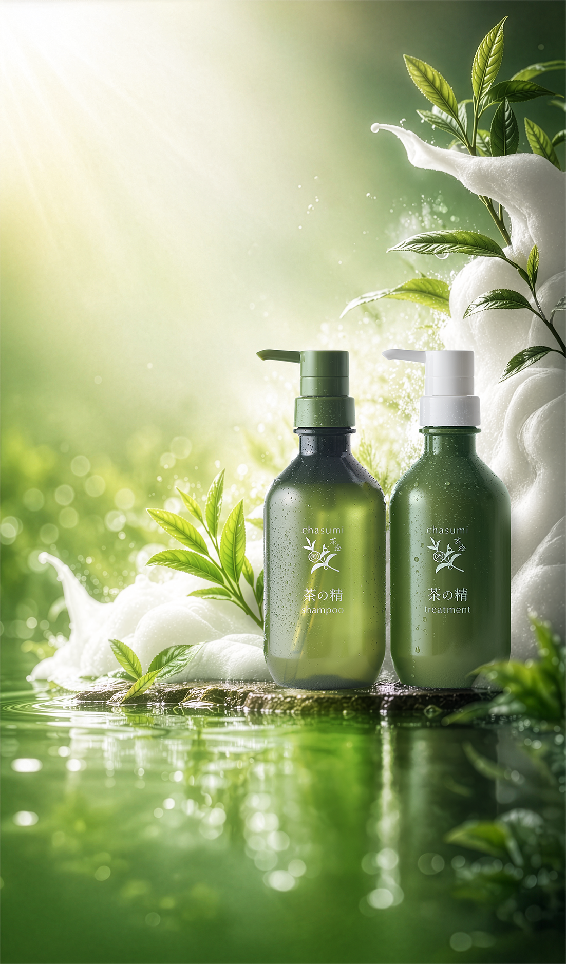 頭皮から髪を整える、お茶発想のヘアケアが復活