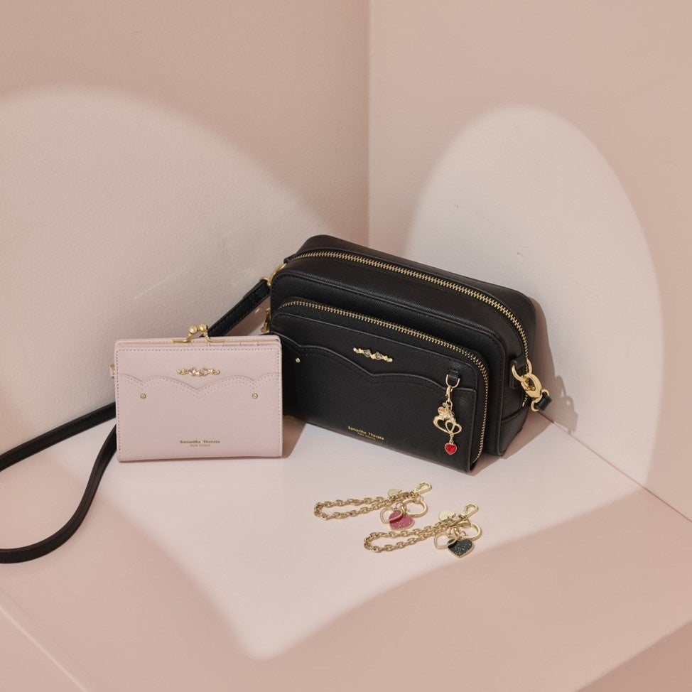 開けるたびときめく♡ハートビジューのお財布＆バッグが新登場