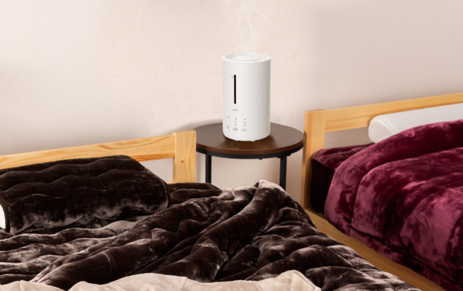 上から水を足すだけ。Jenix加湿器が3つの方式で冬の部屋を整える