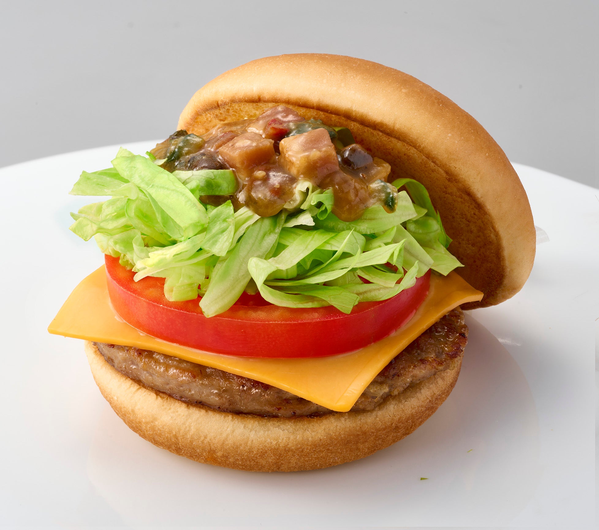 モスの黒アヒージョチーズバーガー、千葉・茨城で