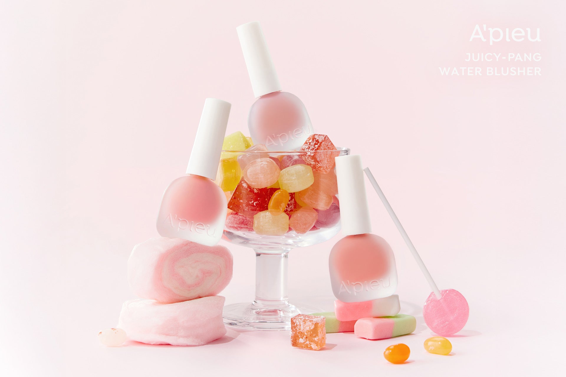 水彩リキッドチークが6色に。アピューの水っぽいほっぺ