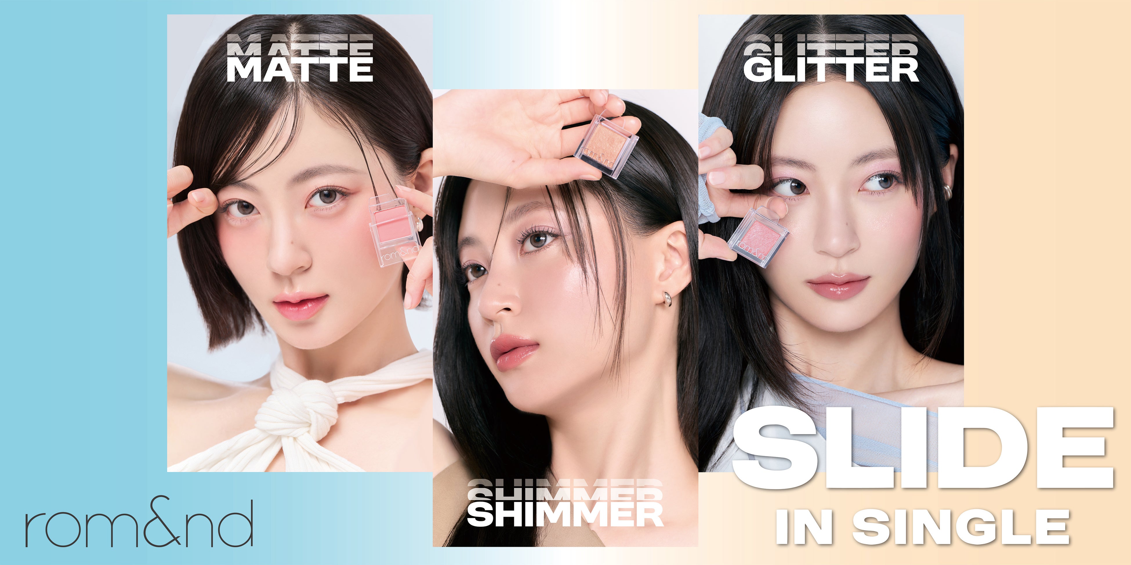 36色がスライドで開く。ロムアンドのシングル影が上陸