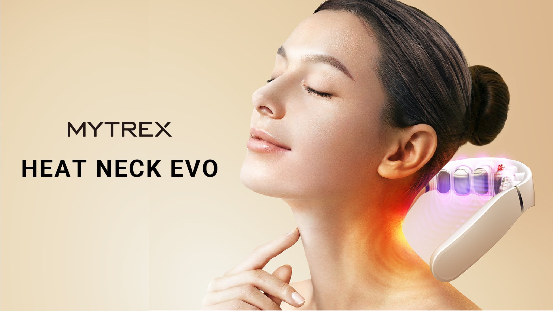 振動×EMS×W温熱。首肩を包む「HEAT NECK EVO」