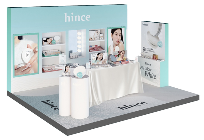 渋谷ロフトで、hinceの水光クッションを色比べ