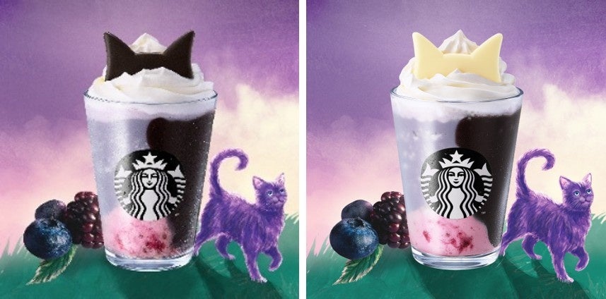 ブラックベリー ヨーグルト フラペチーノ® 白耳ver.