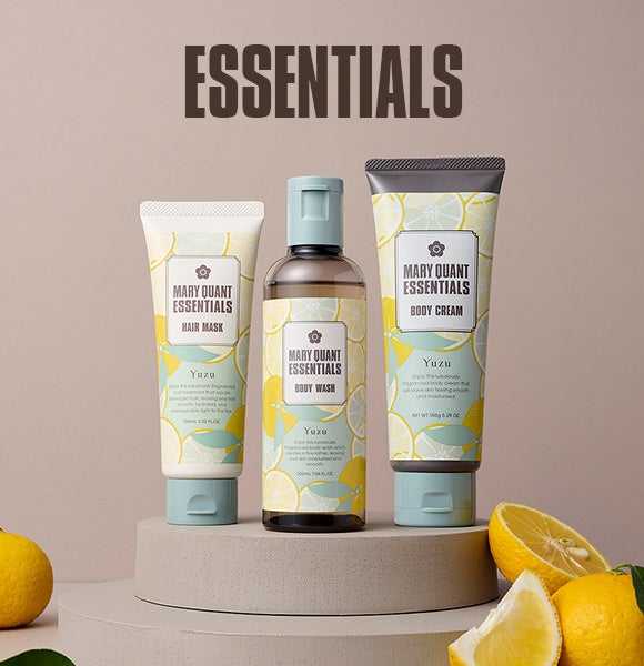 『MARY QUANT ESSENTIALS』から、ユズの香りのボディ＆ヘアケア3品