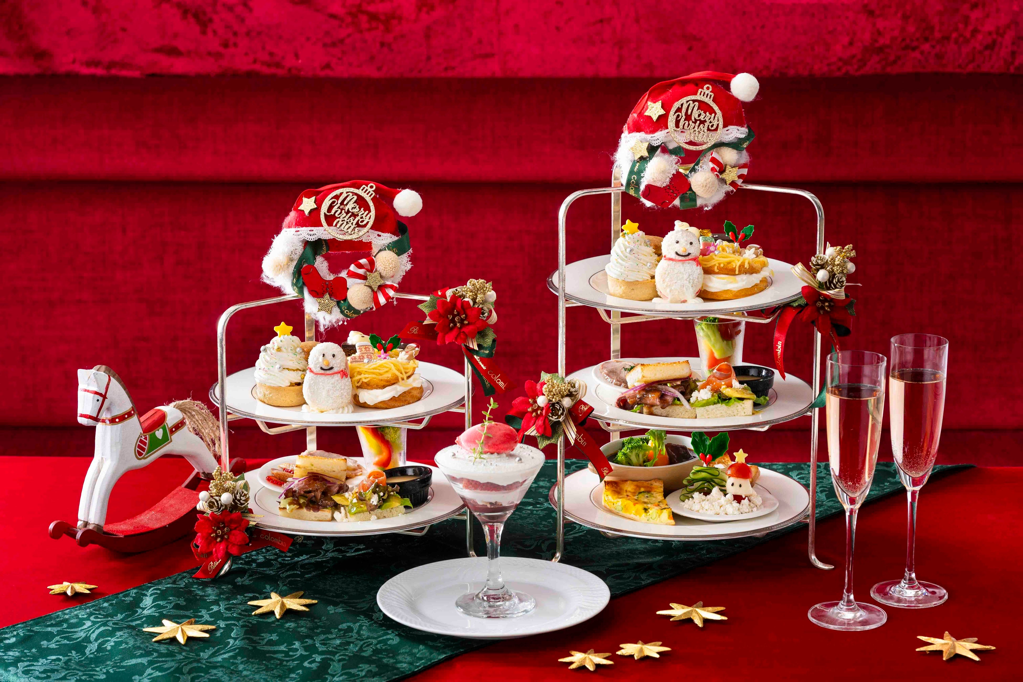 コロンバン原宿サロンのクリスマスアフタヌーンティー
