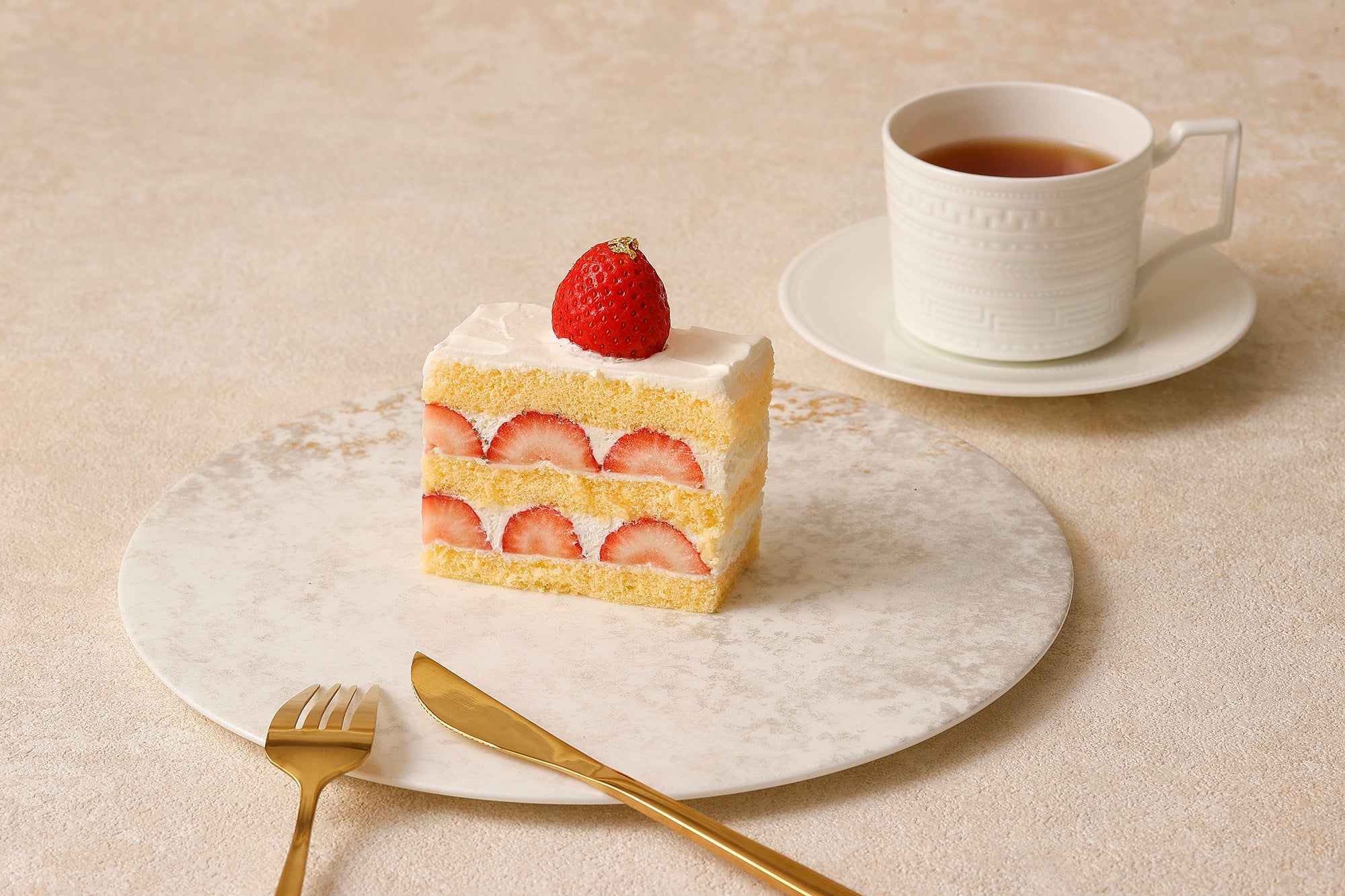 国産苺のプレミアムショートケーキ