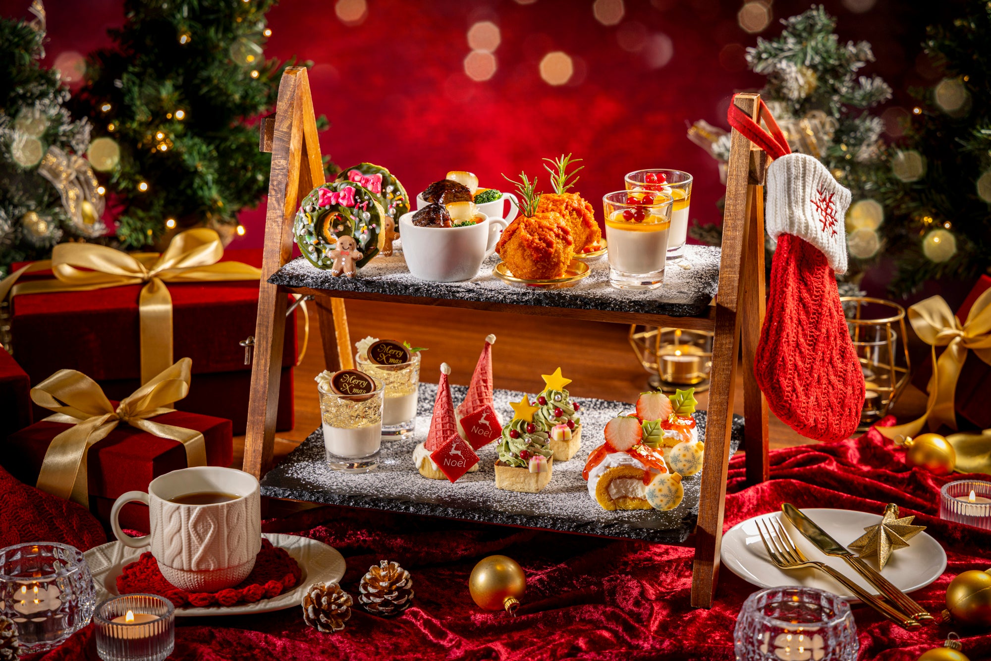 ダブルツリーbyヒルトン東京有明「メルティーメリークリスマスアフタヌーンティー」