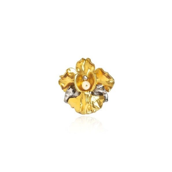 Vanda Miss Joaquim Orchid Brooch