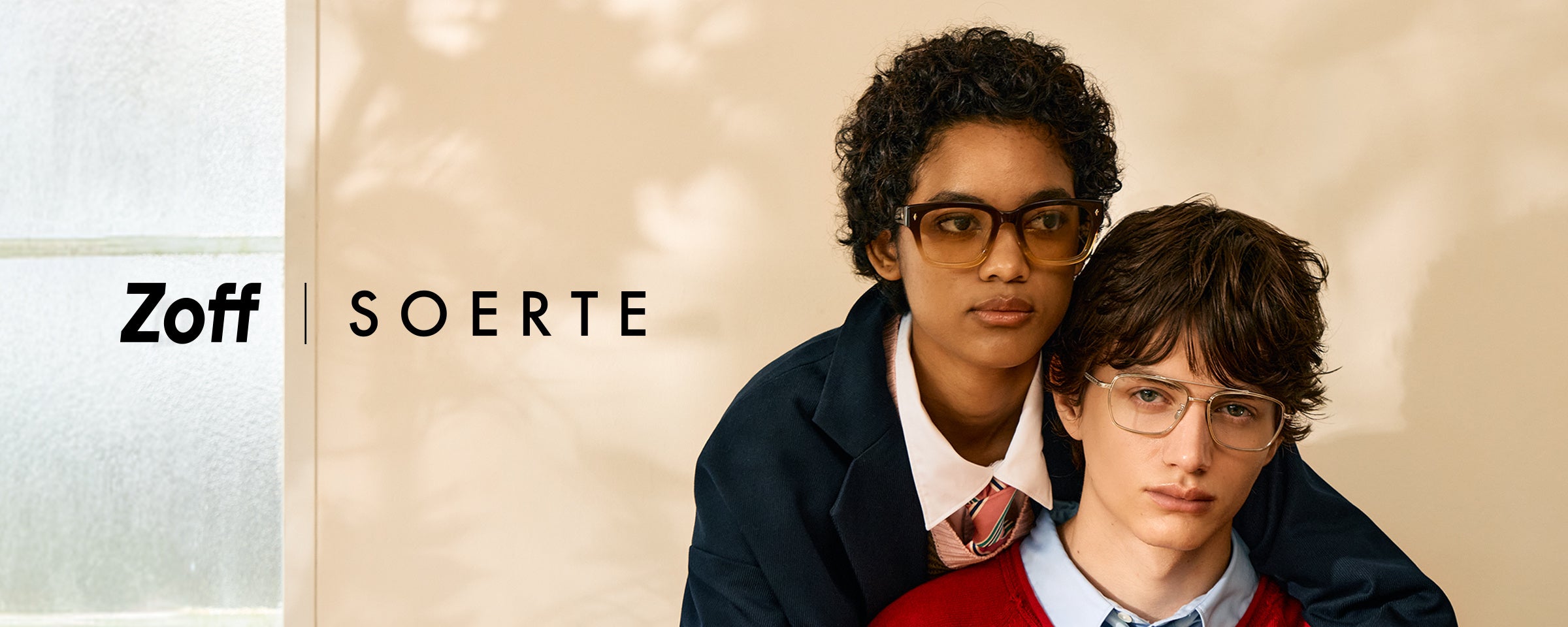 Zoff×SOERTEのコラボアイウェア「Zoff | SOERTE」、花柄彫金の4型8種