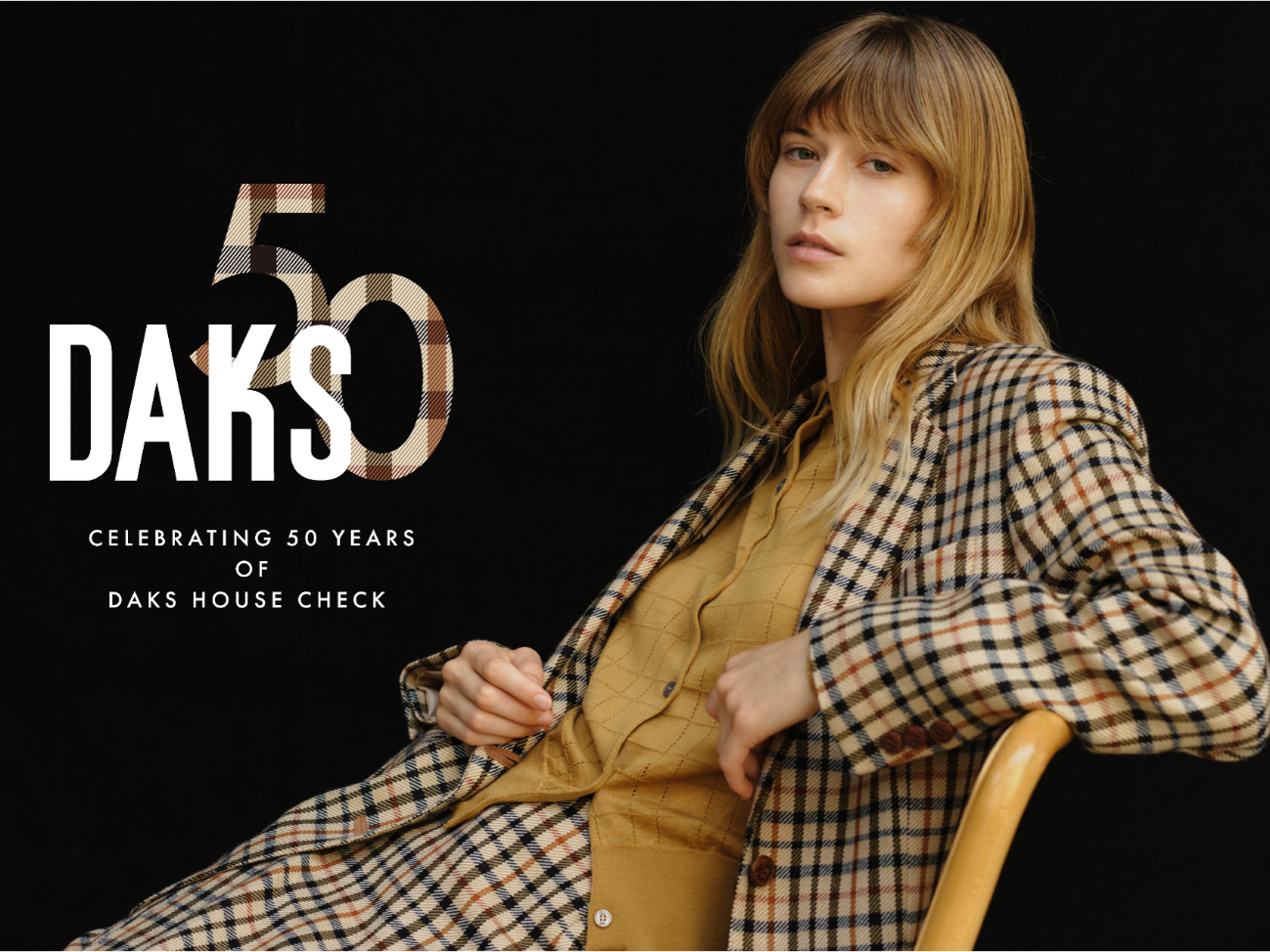 DAKS「ハウスチェック」誕生50周年、アーカイブから生まれた限定アイテム