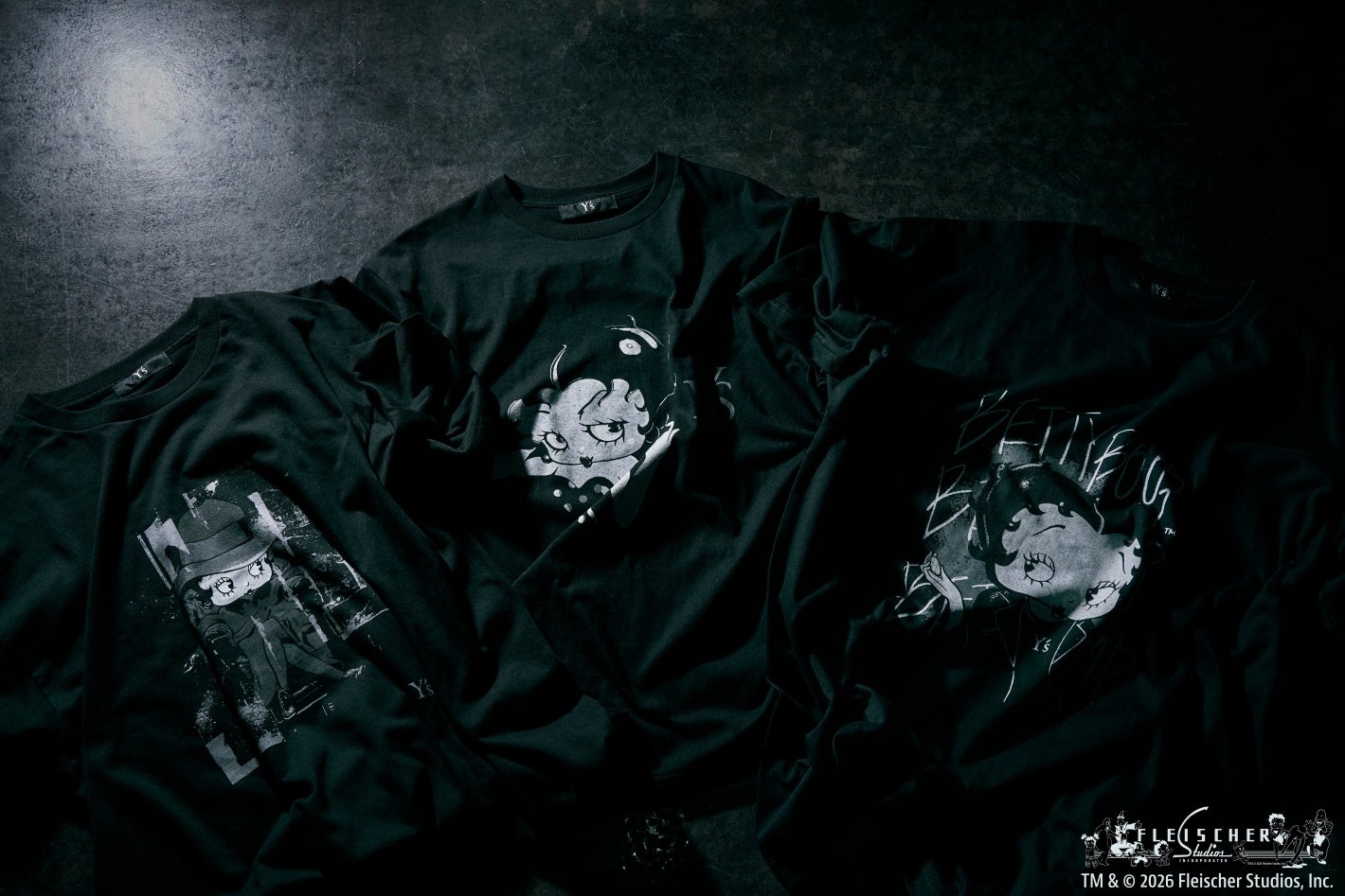 Y’sとBETTY BOOP™︎が初コラボ、全3種のグラフィックTシャツ