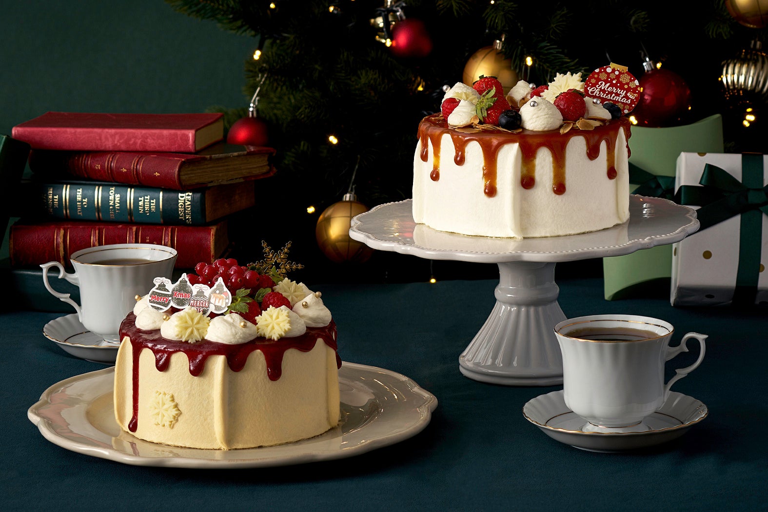 MERCER bisのクリスマス限定シフォンケーキ2種、予約受付スタート