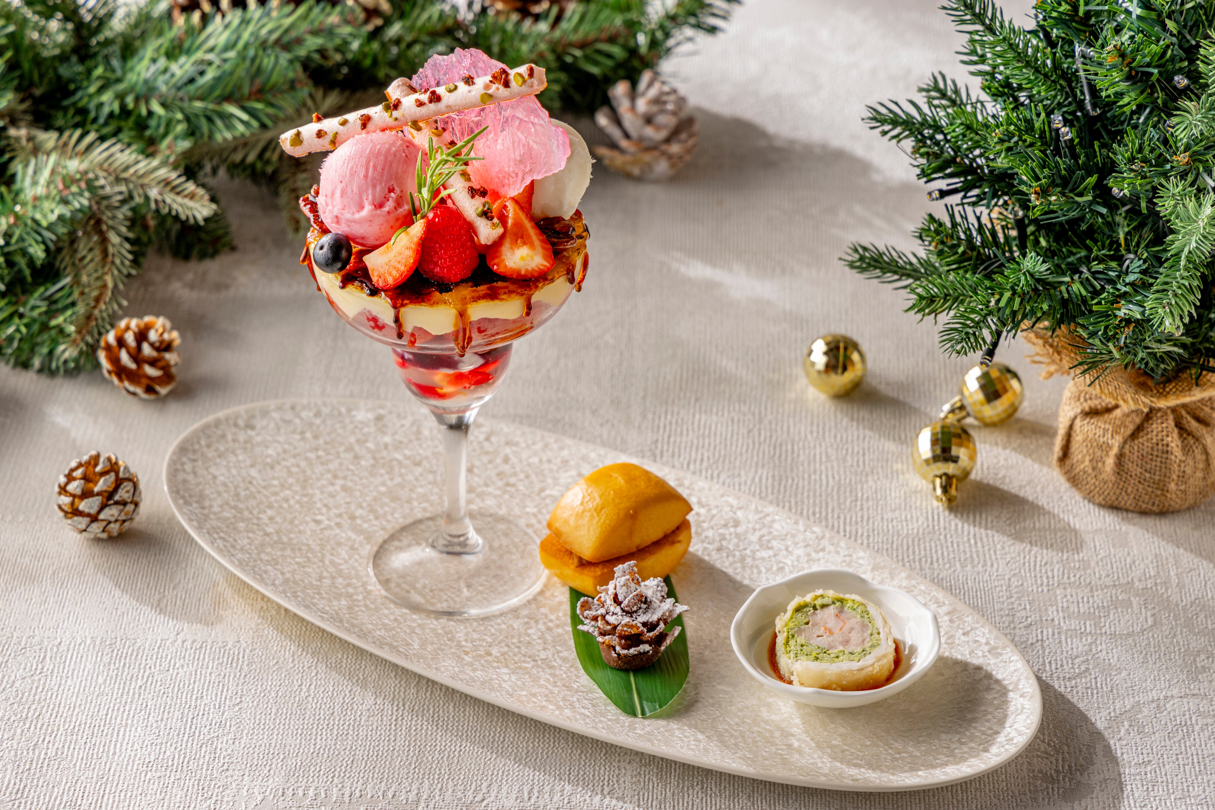 クリスマスパフェ