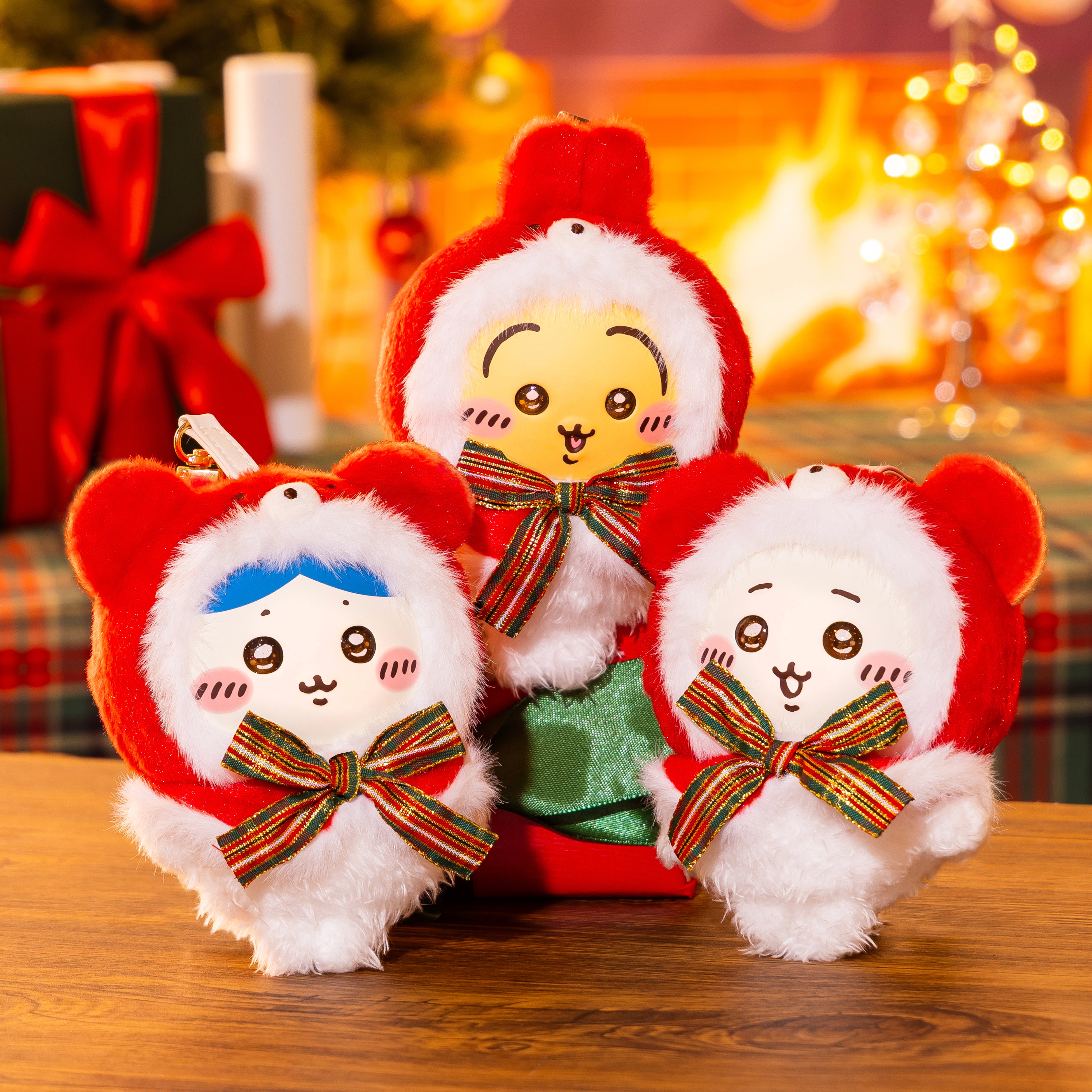 ちいかわ・ハチワレ・うさぎがテディベア姿でクリスマス仕様に　Kiramekkoの新作