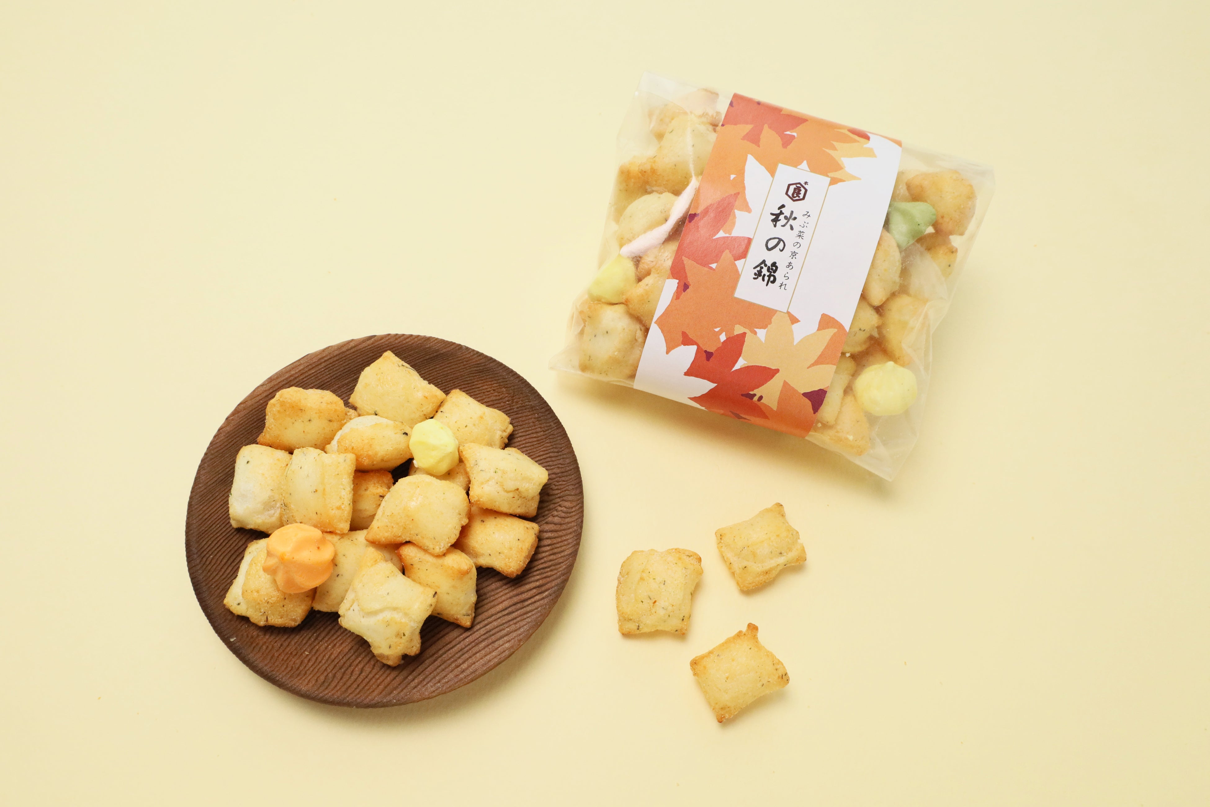 みぶ菜の京あられ 秋の錦