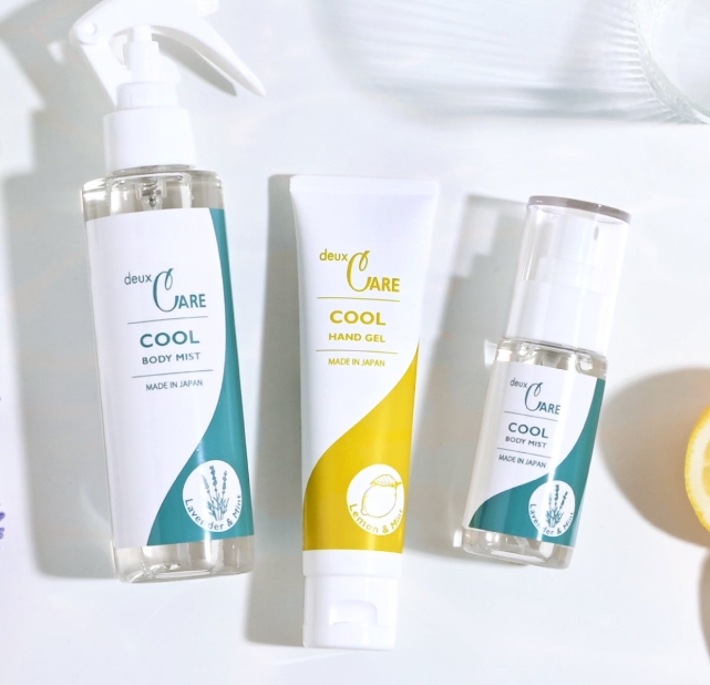 ひんやり心地よく夏支度。deux Cの「冷感ボディミスト」と「冷感ハンドジェル」が今年も登場