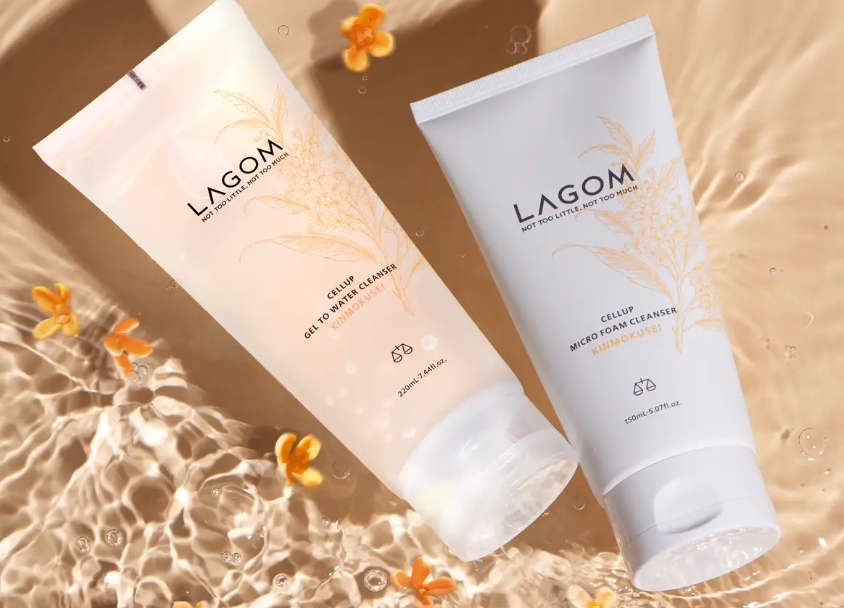 数量限定キンモクセイの香り♡韓国発【LAGOM】朝夜セット洗顔で至福の洗顔タイム♪