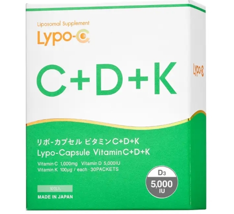 ビタミンD不足解決の決定版！医療機関専売「Lypo-C Vitamin C＋D＋K」が9月22日デビュー♡従来比2.5倍の高用量設計