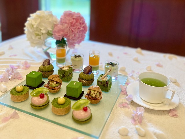 【東京】コンラッド東京の抹茶アフタヌーンティー♡“菊花紋”抹茶モンブラン＆“苔を纏った岩”着想タルト
