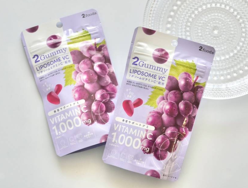 【ベストコスメ1位受賞】日本初のリポソームビタミンC配合グミ「2Gummy LIPOSOME VC」が話題沸騰✨おやつ時間が美容時間に！