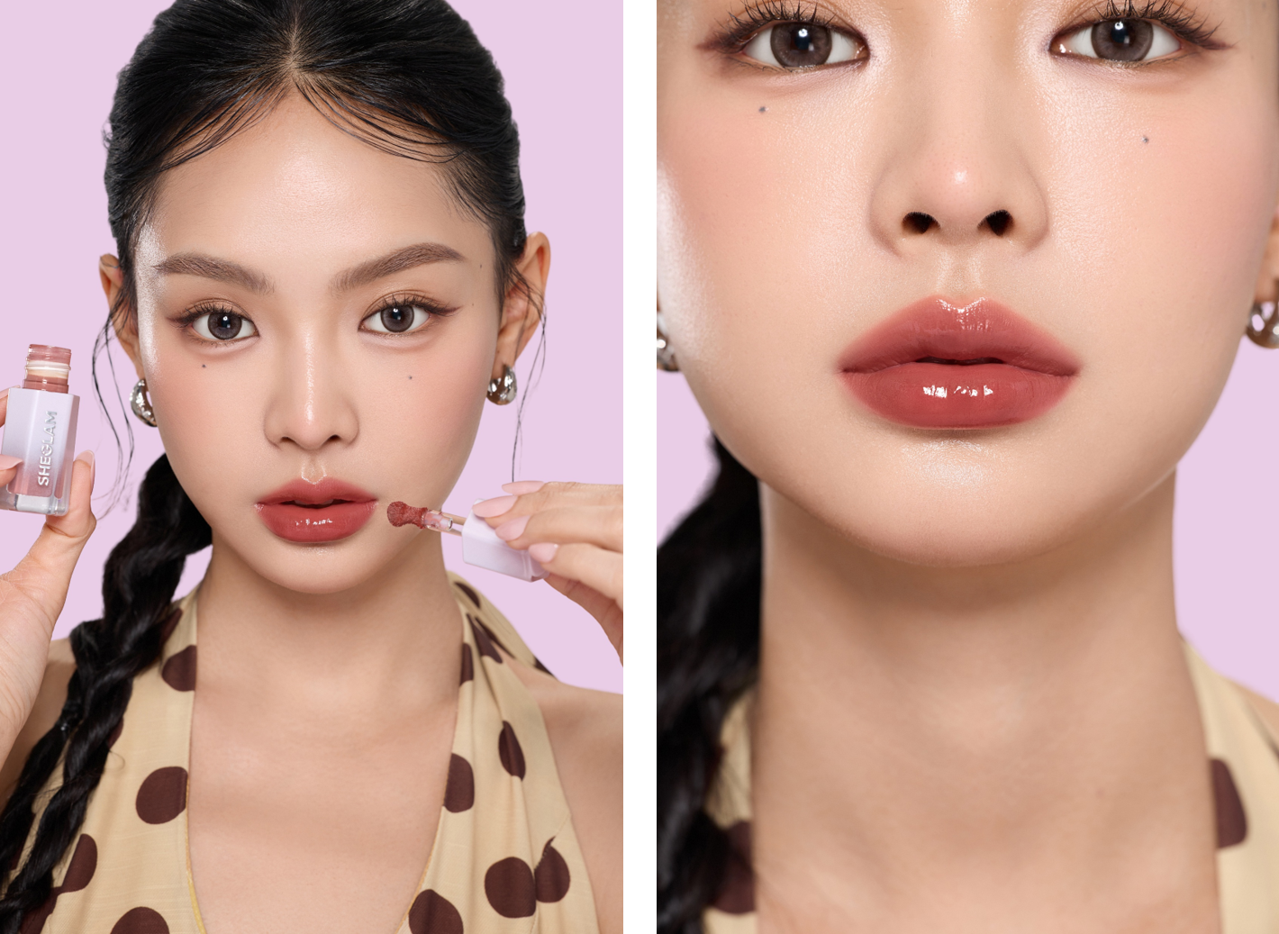 ガラスのようなツヤと潤い。秋の表情を彩るSHEGLAM新作リップティントが登場