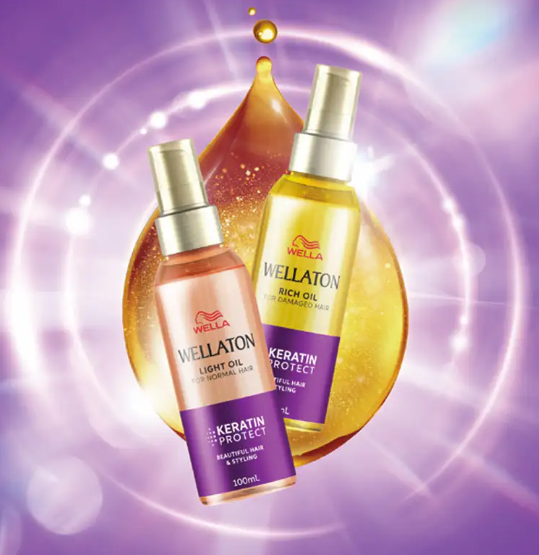 カラーでパサついた髪に♡ウエラから2タイプのヘアオイルが3月2日新発売◎